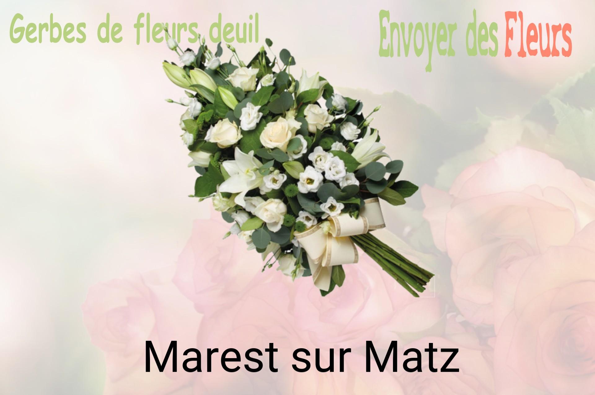 Gerbe de fleurs de deuil livrée à Marest-sur-Matz